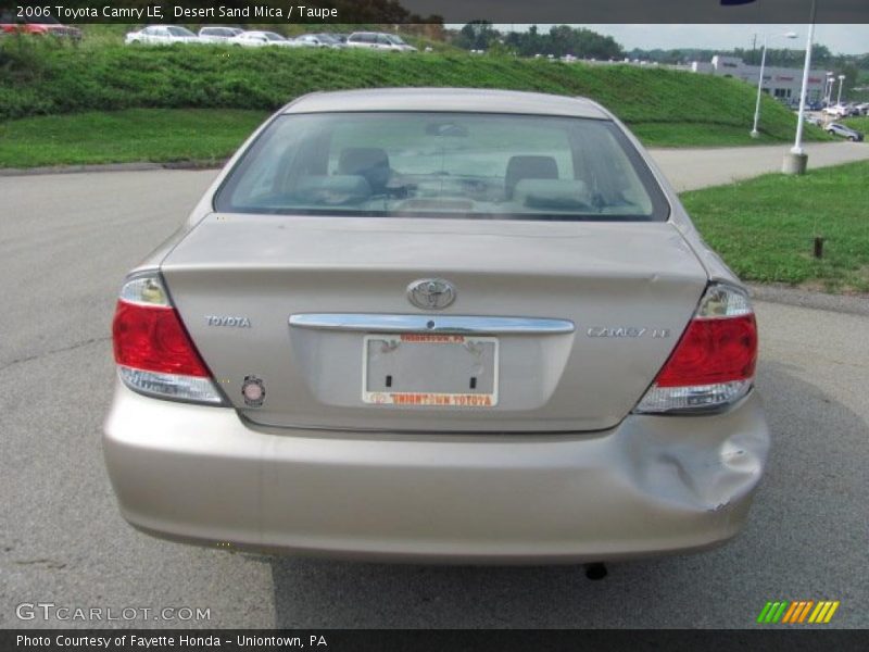 Desert Sand Mica / Taupe 2006 Toyota Camry LE