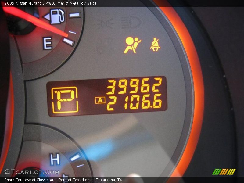 Merlot Metallic / Beige 2009 Nissan Murano S AWD