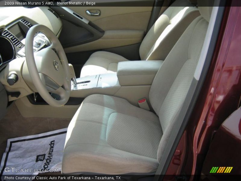 Merlot Metallic / Beige 2009 Nissan Murano S AWD