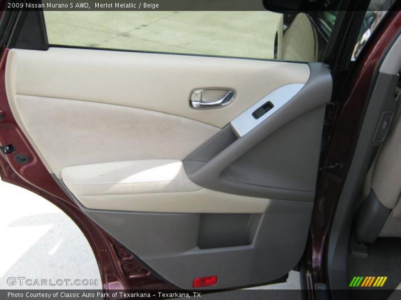 Merlot Metallic / Beige 2009 Nissan Murano S AWD