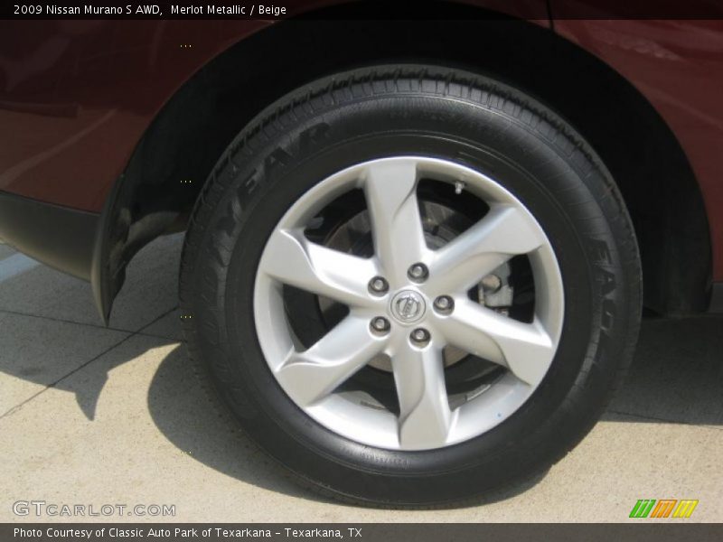 Merlot Metallic / Beige 2009 Nissan Murano S AWD