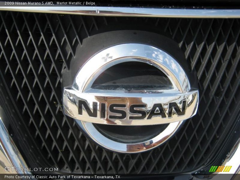 Merlot Metallic / Beige 2009 Nissan Murano S AWD