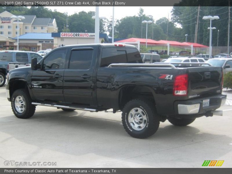 Onyx Black / Ebony 2008 GMC Sierra 2500HD SLT Z71 Crew Cab 4x4