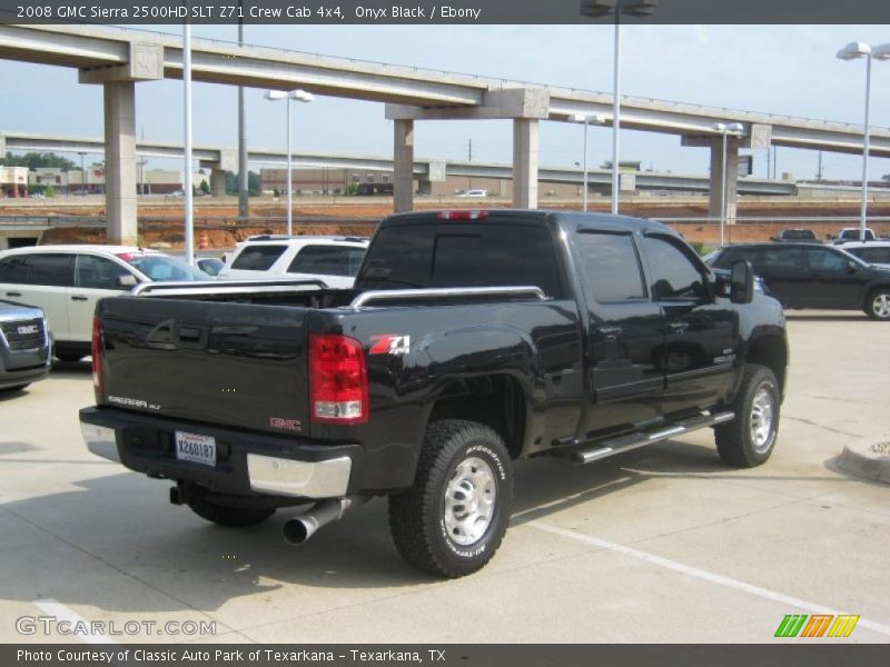 Onyx Black / Ebony 2008 GMC Sierra 2500HD SLT Z71 Crew Cab 4x4