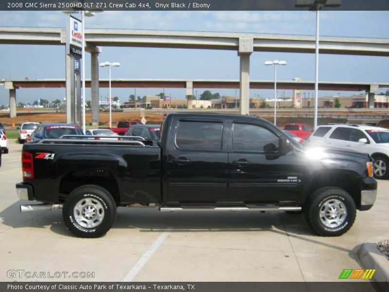 Onyx Black / Ebony 2008 GMC Sierra 2500HD SLT Z71 Crew Cab 4x4