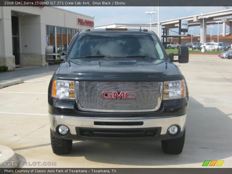 Onyx Black / Ebony 2008 GMC Sierra 2500HD SLT Z71 Crew Cab 4x4