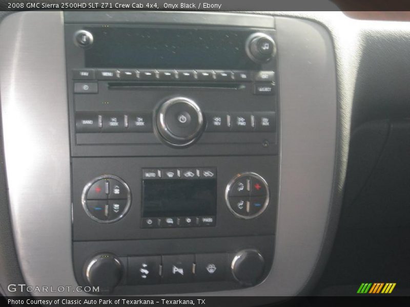 Onyx Black / Ebony 2008 GMC Sierra 2500HD SLT Z71 Crew Cab 4x4