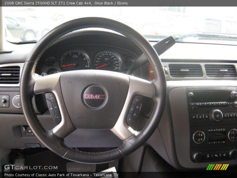 Onyx Black / Ebony 2008 GMC Sierra 2500HD SLT Z71 Crew Cab 4x4