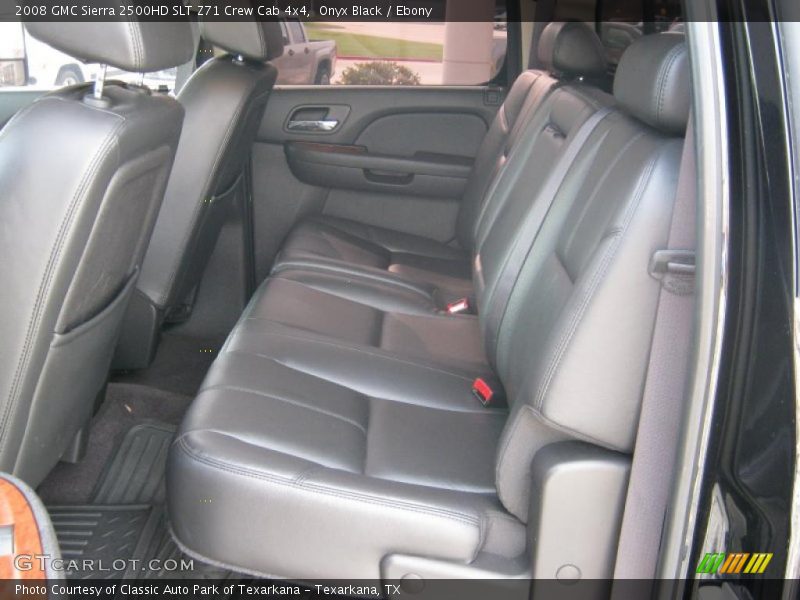 Onyx Black / Ebony 2008 GMC Sierra 2500HD SLT Z71 Crew Cab 4x4