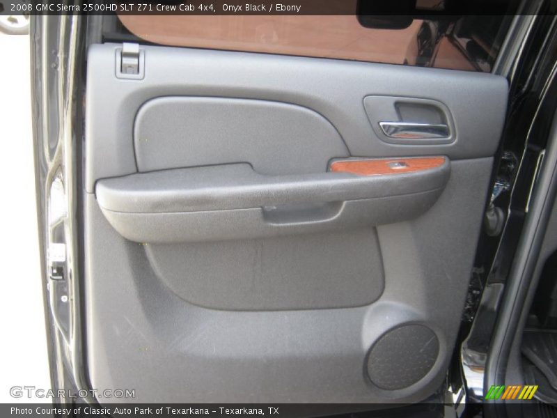 Onyx Black / Ebony 2008 GMC Sierra 2500HD SLT Z71 Crew Cab 4x4