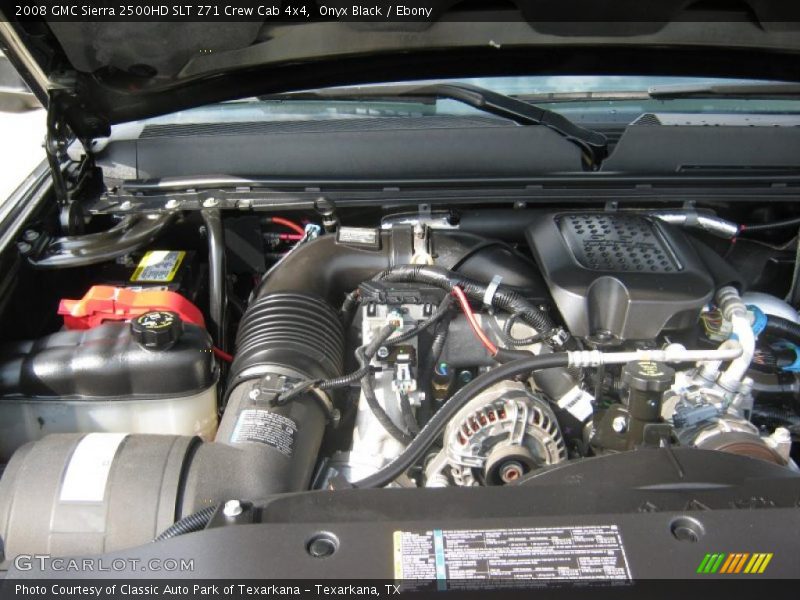 Onyx Black / Ebony 2008 GMC Sierra 2500HD SLT Z71 Crew Cab 4x4