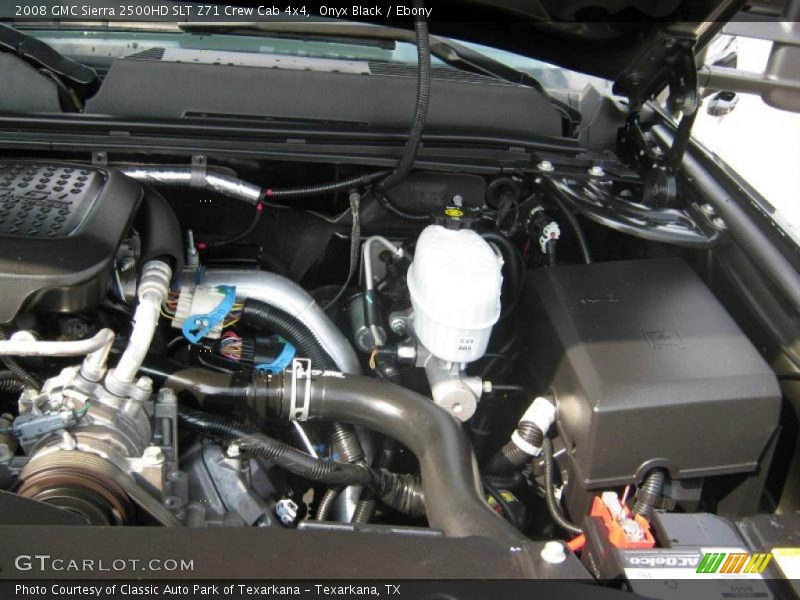 Onyx Black / Ebony 2008 GMC Sierra 2500HD SLT Z71 Crew Cab 4x4