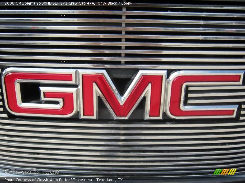 Onyx Black / Ebony 2008 GMC Sierra 2500HD SLT Z71 Crew Cab 4x4