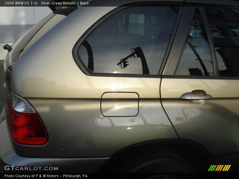 Olivin Green Metallic / Black 2006 BMW X5 3.0i