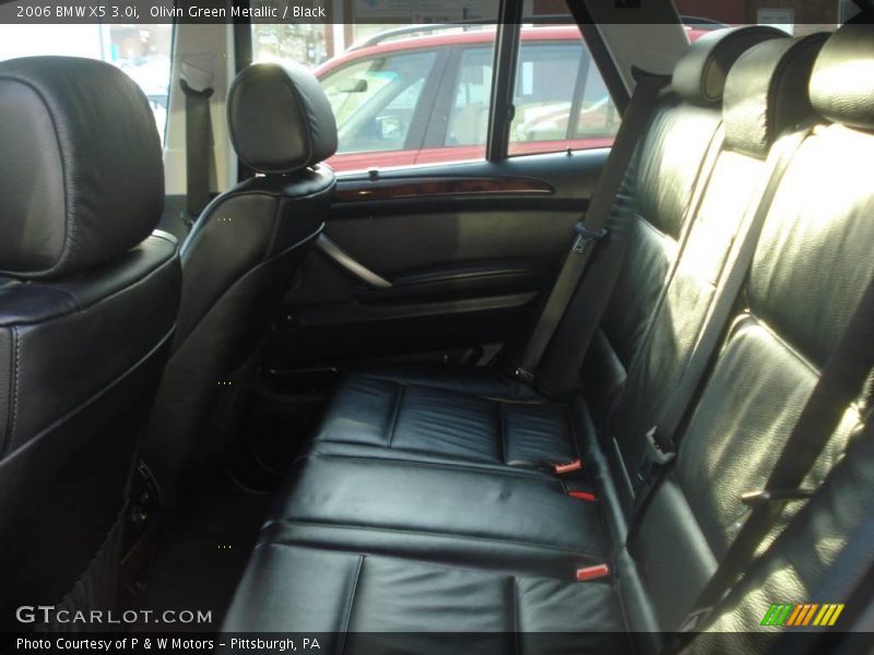 Olivin Green Metallic / Black 2006 BMW X5 3.0i