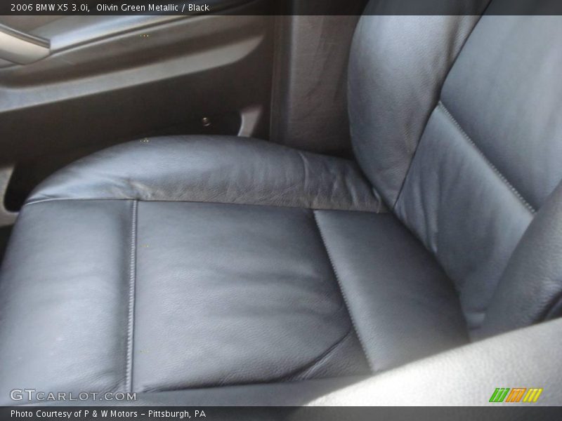 Olivin Green Metallic / Black 2006 BMW X5 3.0i