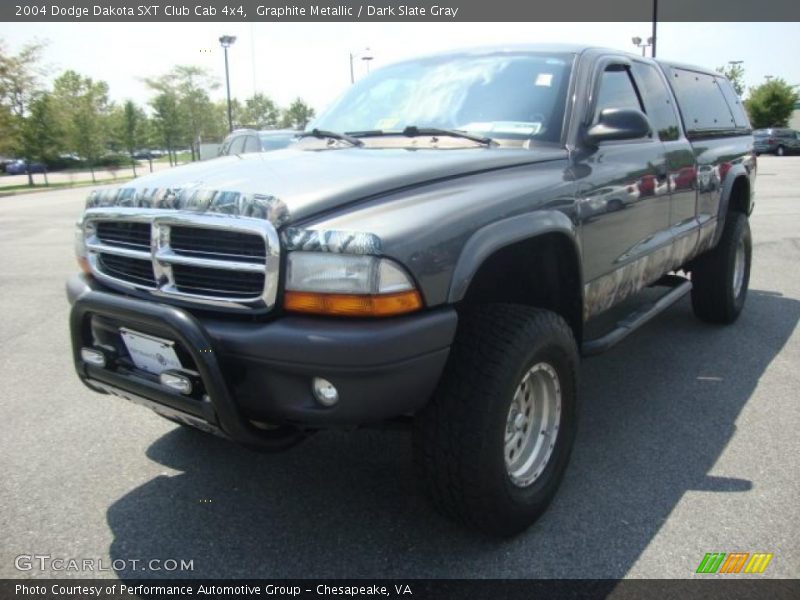 Graphite Metallic / Dark Slate Gray 2004 Dodge Dakota SXT Club Cab 4x4