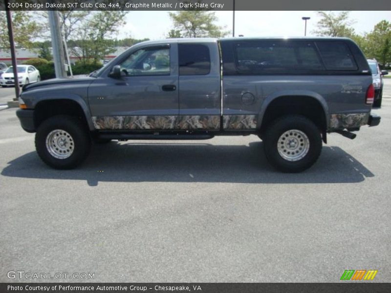 Graphite Metallic / Dark Slate Gray 2004 Dodge Dakota SXT Club Cab 4x4