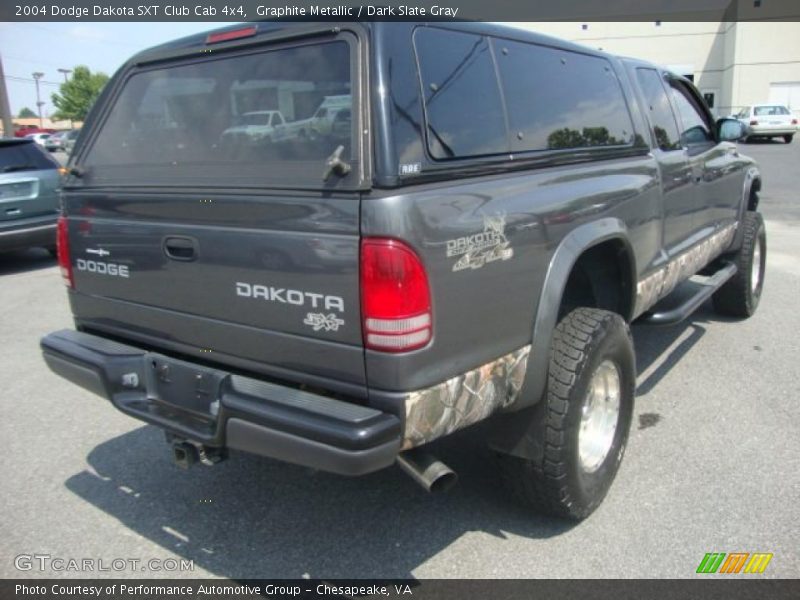 Graphite Metallic / Dark Slate Gray 2004 Dodge Dakota SXT Club Cab 4x4