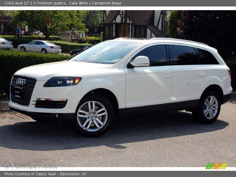 Calla White / Cardamom Beige 2009 Audi Q7 3.6 Premium quattro