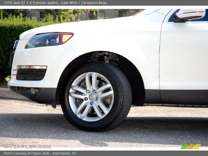 Calla White / Cardamom Beige 2009 Audi Q7 3.6 Premium quattro