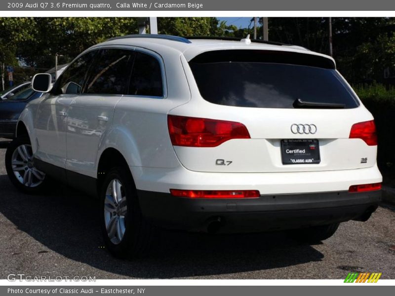 Calla White / Cardamom Beige 2009 Audi Q7 3.6 Premium quattro