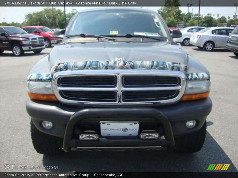 Graphite Metallic / Dark Slate Gray 2004 Dodge Dakota SXT Club Cab 4x4