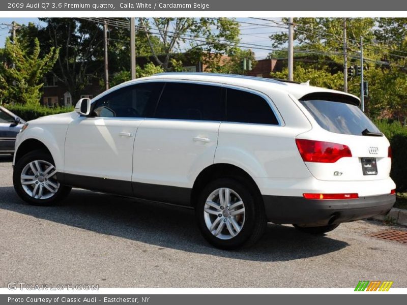 Calla White / Cardamom Beige 2009 Audi Q7 3.6 Premium quattro