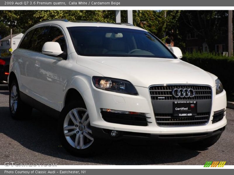 Calla White / Cardamom Beige 2009 Audi Q7 3.6 Premium quattro