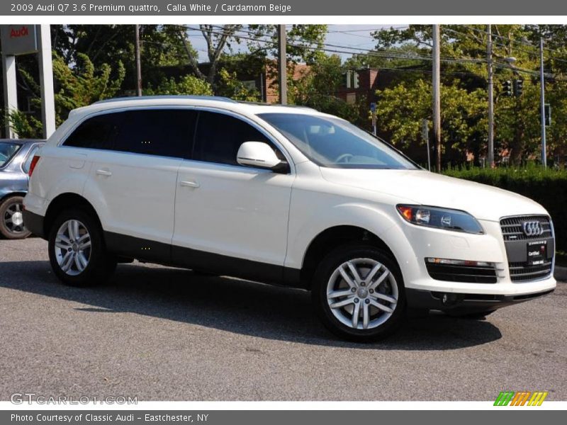Calla White / Cardamom Beige 2009 Audi Q7 3.6 Premium quattro