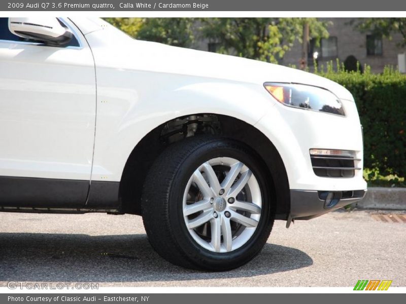 Calla White / Cardamom Beige 2009 Audi Q7 3.6 Premium quattro