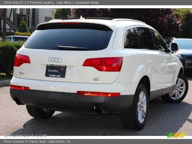 Calla White / Cardamom Beige 2009 Audi Q7 3.6 Premium quattro