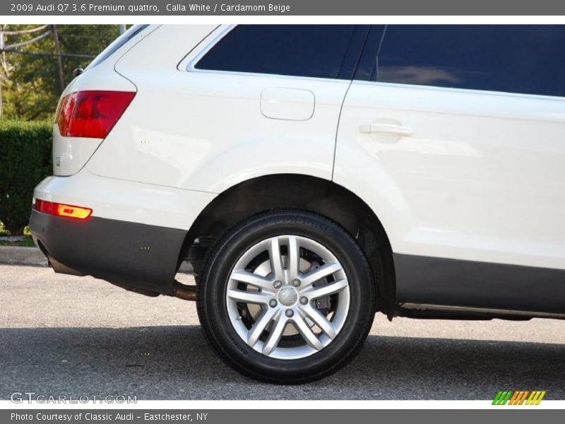 Calla White / Cardamom Beige 2009 Audi Q7 3.6 Premium quattro