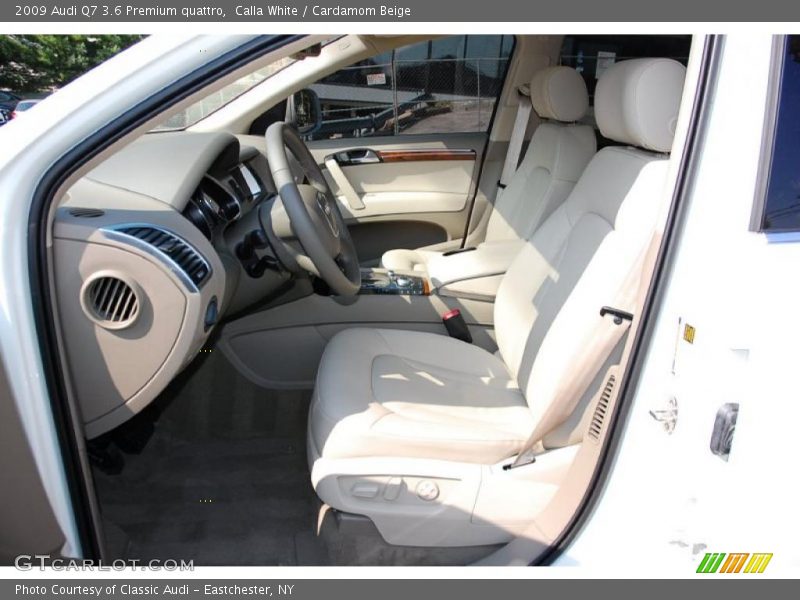 Calla White / Cardamom Beige 2009 Audi Q7 3.6 Premium quattro