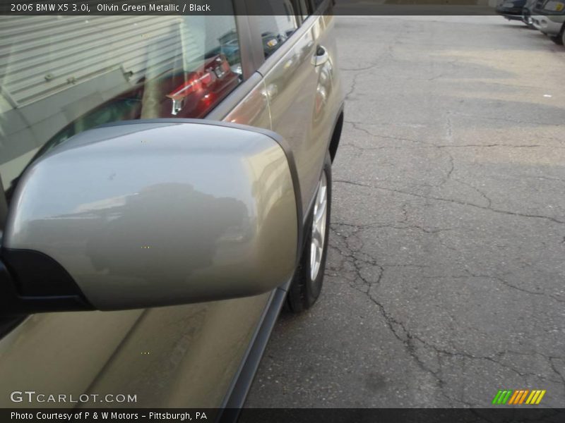 Olivin Green Metallic / Black 2006 BMW X5 3.0i