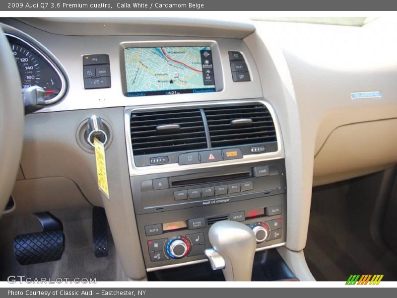 Calla White / Cardamom Beige 2009 Audi Q7 3.6 Premium quattro