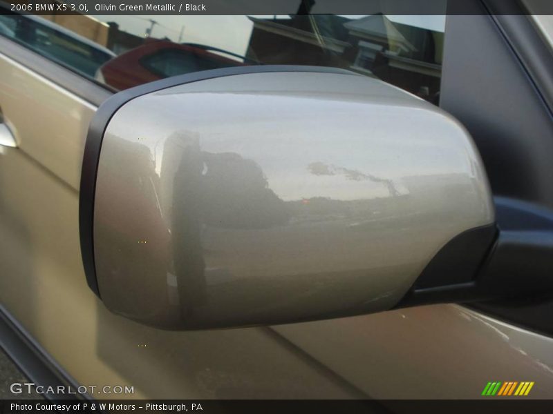 Olivin Green Metallic / Black 2006 BMW X5 3.0i