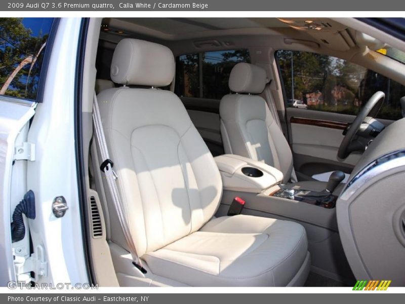 Calla White / Cardamom Beige 2009 Audi Q7 3.6 Premium quattro