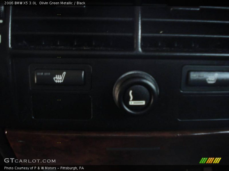 Olivin Green Metallic / Black 2006 BMW X5 3.0i