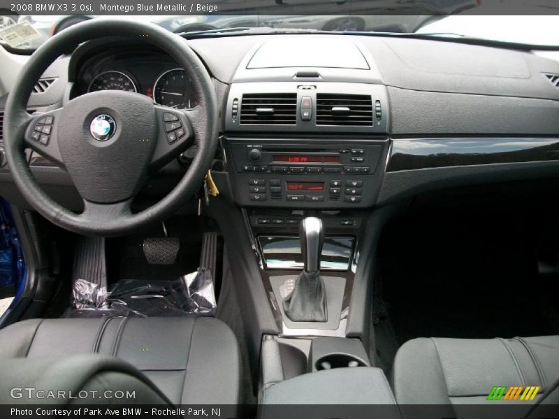 Montego Blue Metallic / Beige 2008 BMW X3 3.0si