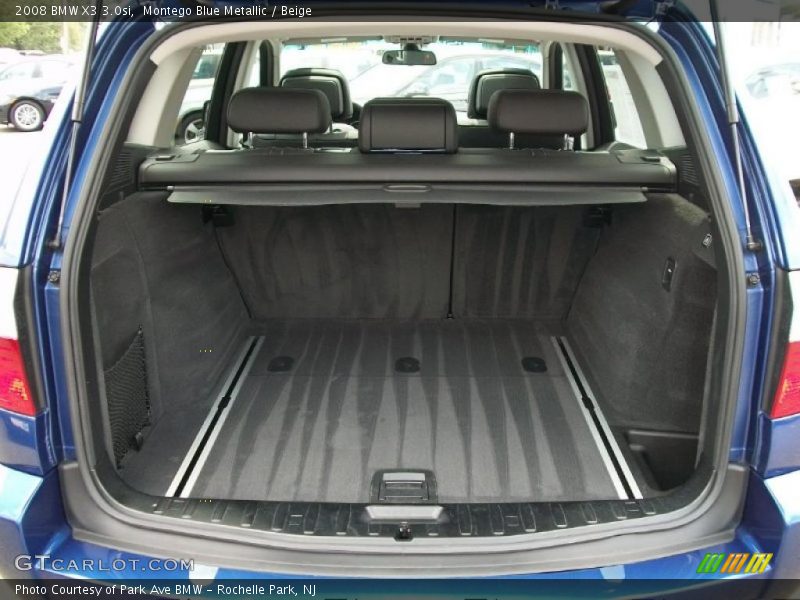 Montego Blue Metallic / Beige 2008 BMW X3 3.0si