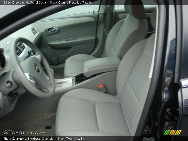 Black Granite Metallic / Titanium 2010 Chevrolet Malibu LS Sedan