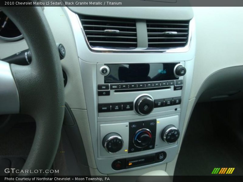 Black Granite Metallic / Titanium 2010 Chevrolet Malibu LS Sedan