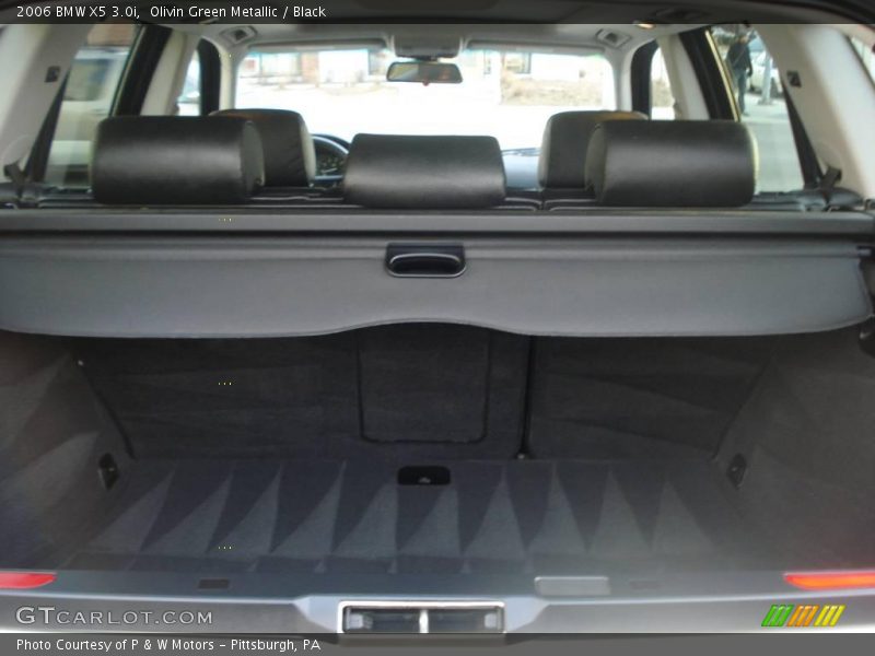 Olivin Green Metallic / Black 2006 BMW X5 3.0i
