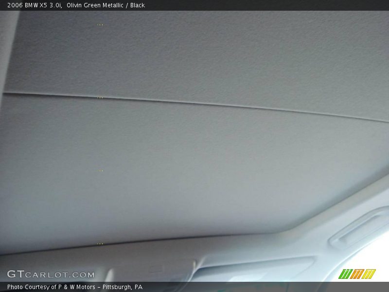Olivin Green Metallic / Black 2006 BMW X5 3.0i