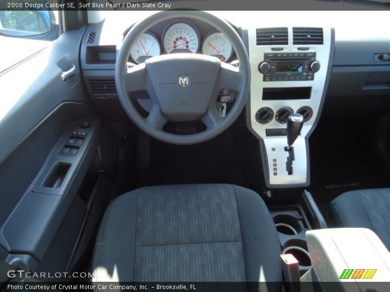 Surf Blue Pearl / Dark Slate Gray 2008 Dodge Caliber SE