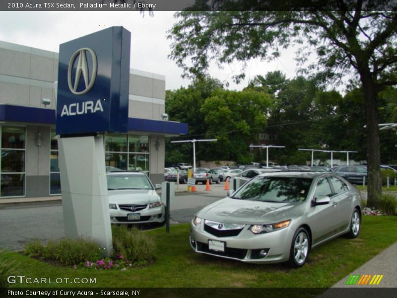 Palladium Metallic / Ebony 2010 Acura TSX Sedan