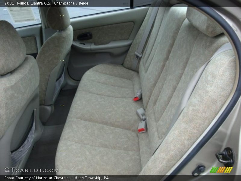 Champagne / Beige 2001 Hyundai Elantra GLS