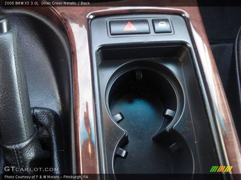 Olivin Green Metallic / Black 2006 BMW X5 3.0i