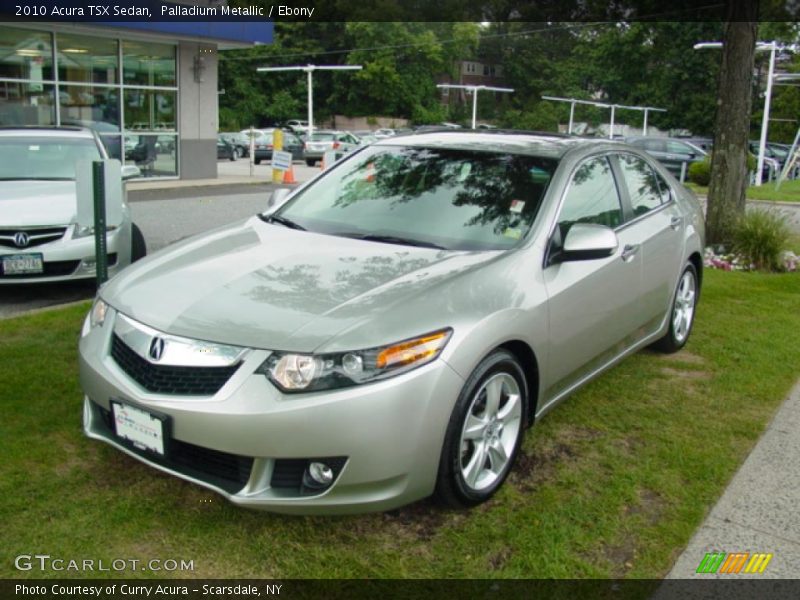 Palladium Metallic / Ebony 2010 Acura TSX Sedan